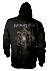 Amorphis 'Halo' (Black) Zip Up Hoodie Back