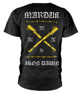 Marduk 'Iron Dawn' (Black) T-Shirt Back