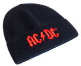 AC/DC 'Applique Logo' (Black) Beanie Hat
