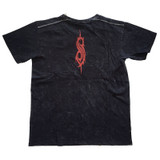 Slipknot 'Logo' (Black) Snow Wash T-Shirt
