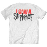 Slipknot 'Iowa Goat Shadow' (White) T-Shirt