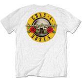 Guns N' Roses 'Classic Logo Back Print' (White) T-Shirt