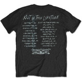 Guns N' Roses 'Not in this Lifetime Tour Xerox' (Black) T-Shirt