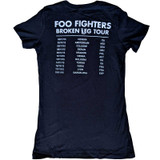 Foo Fighters 'Break A Leg' (Black) Womens Fitted T-Shirt