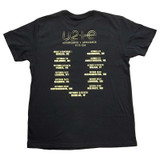 U2 'Logo 2018' (Black) T-Shirt