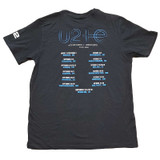 U2 'Repeat Logo' (Black) T-Shirt