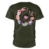 Slipknot 'Adderall' (Green) T-Shirt BACK