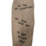 Queen 'Handwritten' (Sand) Long Sleeve Shirt LEFT