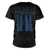 Queen 'The Game Tour' (Black) T-Shirt BACK