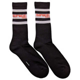 Spice Girls 'Logo & Stripes' (Black) Socks (One Size = UK 7-11)