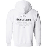 Ariana Grande 'Sweetener' (White) Pull Over Hoodie BACK