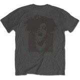 T-shirt Officiel Yungblud - Logo Scratch Oval, Couleur Dip Dye Gris - Taille Unisexe, Coton Doux - 13