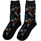 The Beatles 'Love' (Dark Blue) Womens Socks (One Size = UK 4-7)