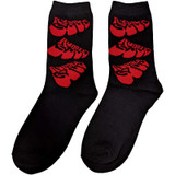 The Beatles 'Rubber Soul' (Black) Womens Socks (One Size = UK 4-7)