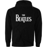 The Beatles 'Drop T Logo BP' (Black) Zip Up Hoodie BACK