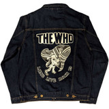 The Who 'Long Live Rock' (Blue) Denim Jacket Back