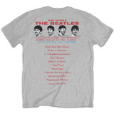 The Beatles 'Candlestick Park BP' (Grey) T-Shirt BACK