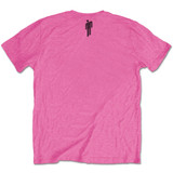 Billie Eilish 'Racer Logo & Blohsh' (Pink) Kids T-Shirt BACK