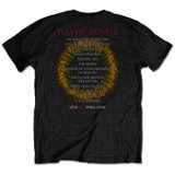 David Bowie 'LiveandWell.com' (Black) T-Shirt BACK