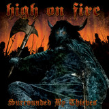 High on Fire 'Surrounded By Thieves' 2LP Gatefold Aqua Blue Black Galaxy Merge Vinyl