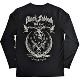 Black Sabbath 'The End Mushroom Cloud' (Black) Long Sleeve Shirt BACK