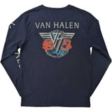 Van Halen '84 Tour' (Navy) Long Sleeve Shirt Back