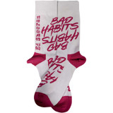 Ed Sheeran 'Bad Habits' (White) Socks 2
