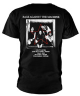 Rage Against The Machine 'Battle Star' (Black) T-Shirt Back