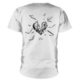 The Rolling Stones 'Hackney Diamonds Diamond Tongue Outline' (White) T-Shirt BACK