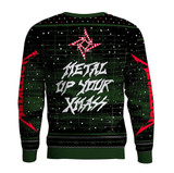 Metallica 'Metal Up Your Xmass 2023' (Black) Knitted Sweatshirt Back