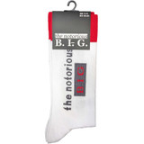 Notorious B.I.G 'Ready To Die' (Red & White) Socks (One Size = UK 7-11) PACK