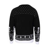 The Simpsons 'Bad to the Bone' (Black) Knitted Sweatshirt BACK