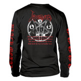 Venom 'Black Metal Red' (Black) Long Sleeve Shirt Back