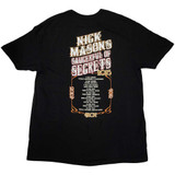 Nick Mason 'Saucerful of Secrets - Europe Tour 2023' (Black) T-Shirt BACK