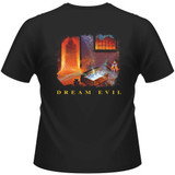 Dio 'Dream Evil BP' (Black) T-Shirt BACK