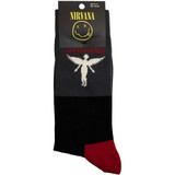 Nirvana 'In Utero' (Charcoal) Socks (One Size = UK 6-11) PACK