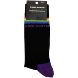 Pink Floyd 'Wide Stripes' (Black) Socks (One Size = UK 6-11) PACK