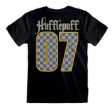 Harry Potter 'Quidditch Hufflepuff 07' (Black) T-Shirt