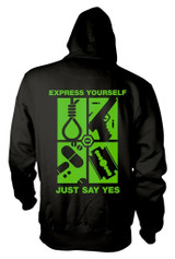 Type O Negative 'Express Yourself' (Black) Pull Over Hoodie