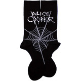 Alice Cooper 'Web' (Black) Socks (One Size = UK 7-11)