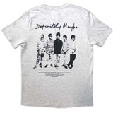 Oasis 'Definitely Maybe Promo' (Grey) T-Shirt BACK