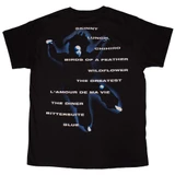 Billie Eilish 'Hit Me Hard And Soft Tracklist' (Black) T-Shirt BACK