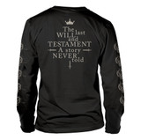 Opeth 'The Last Will and Testament' (Black) Long Sleeve Shirt Back