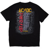 AC/DC 'Control Wires PWR-UP EU Tour '24' (Black) T-Shirt BACK