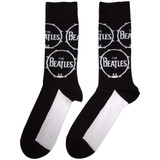 The Beatles 'Drum Logo Repeat' (Black) Socks (One Size = UK 7-11)