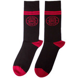 Tupac 'Circle Logo' (Black) Socks (One Size = UK 7-11)