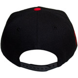 Metallica 'The Shortest Straw Red Eyes' (Black & Red) Snapback Cap BACK