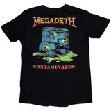 Megadeth 'Contaminated' (Black) T-Shirt BACK