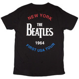 The Beatles 'New York 1964' (Black) T-Shirt BACK