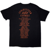 Bruce Springsteen 'Tour '24 E-Street Photo' (Black) T-Shirt BACK